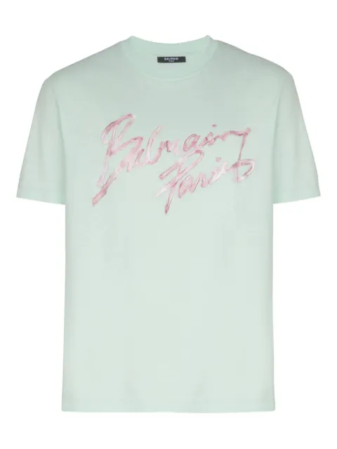 Balmain printed cotton T-shirt
