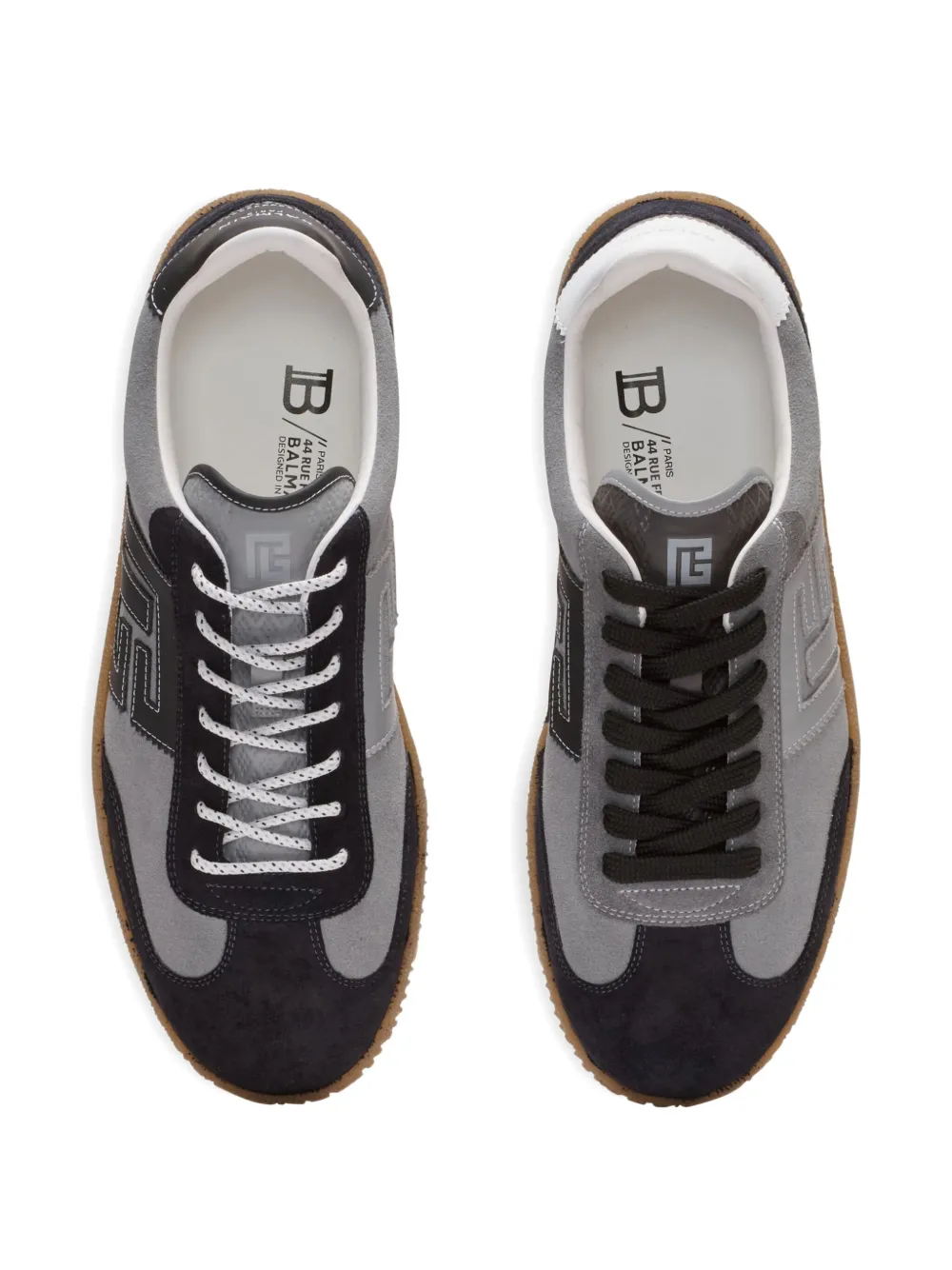 Balmain Sneakers met vlakken Grijs