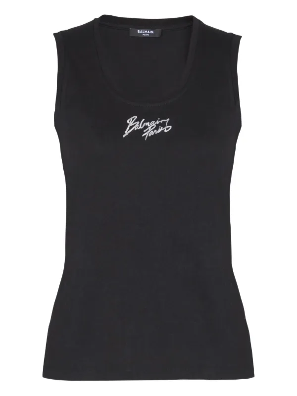 Balmain タンクトップ | ブラック | FARFETCH JP
