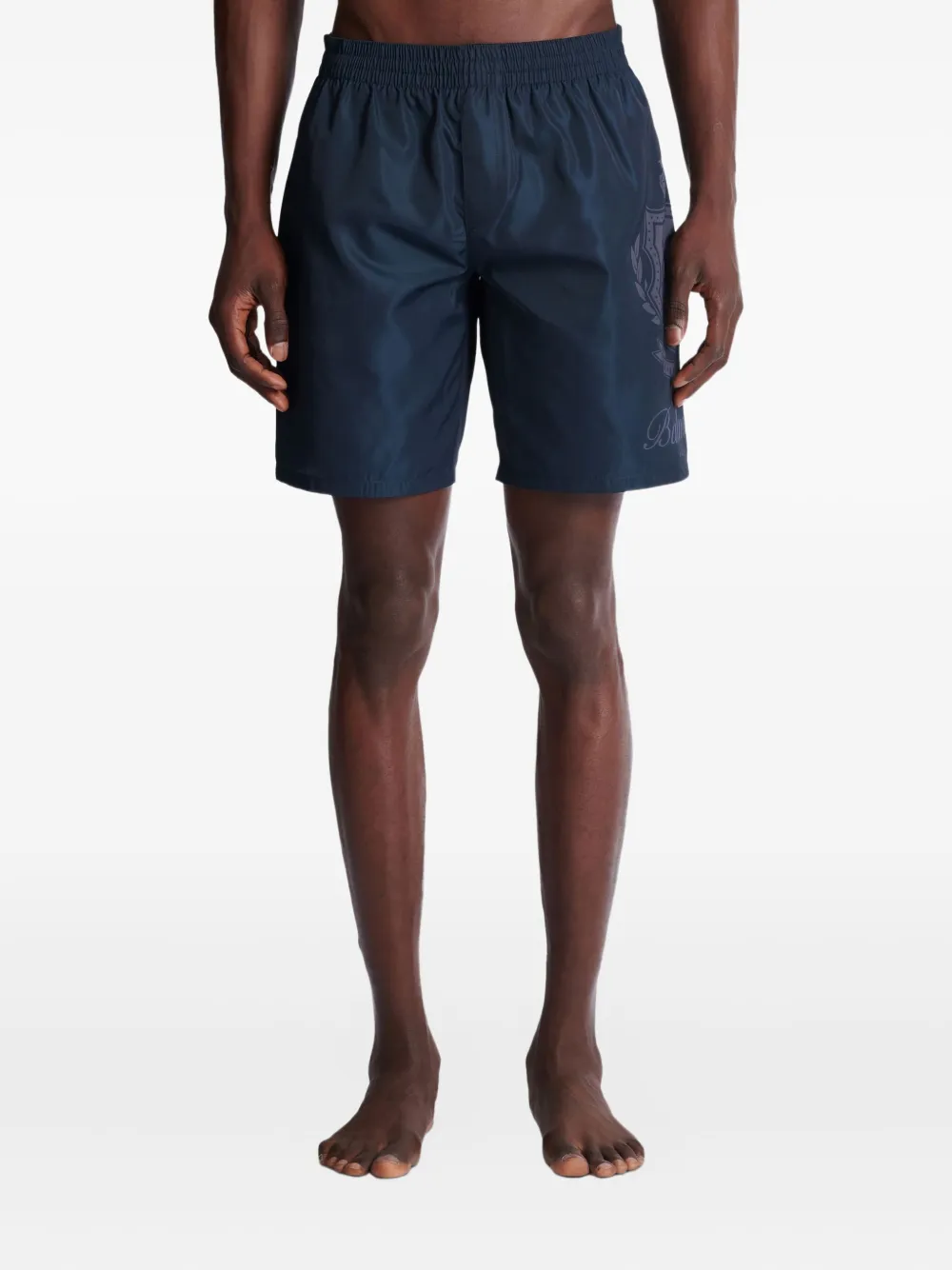 Balmain Zwembroek met logo Blauw