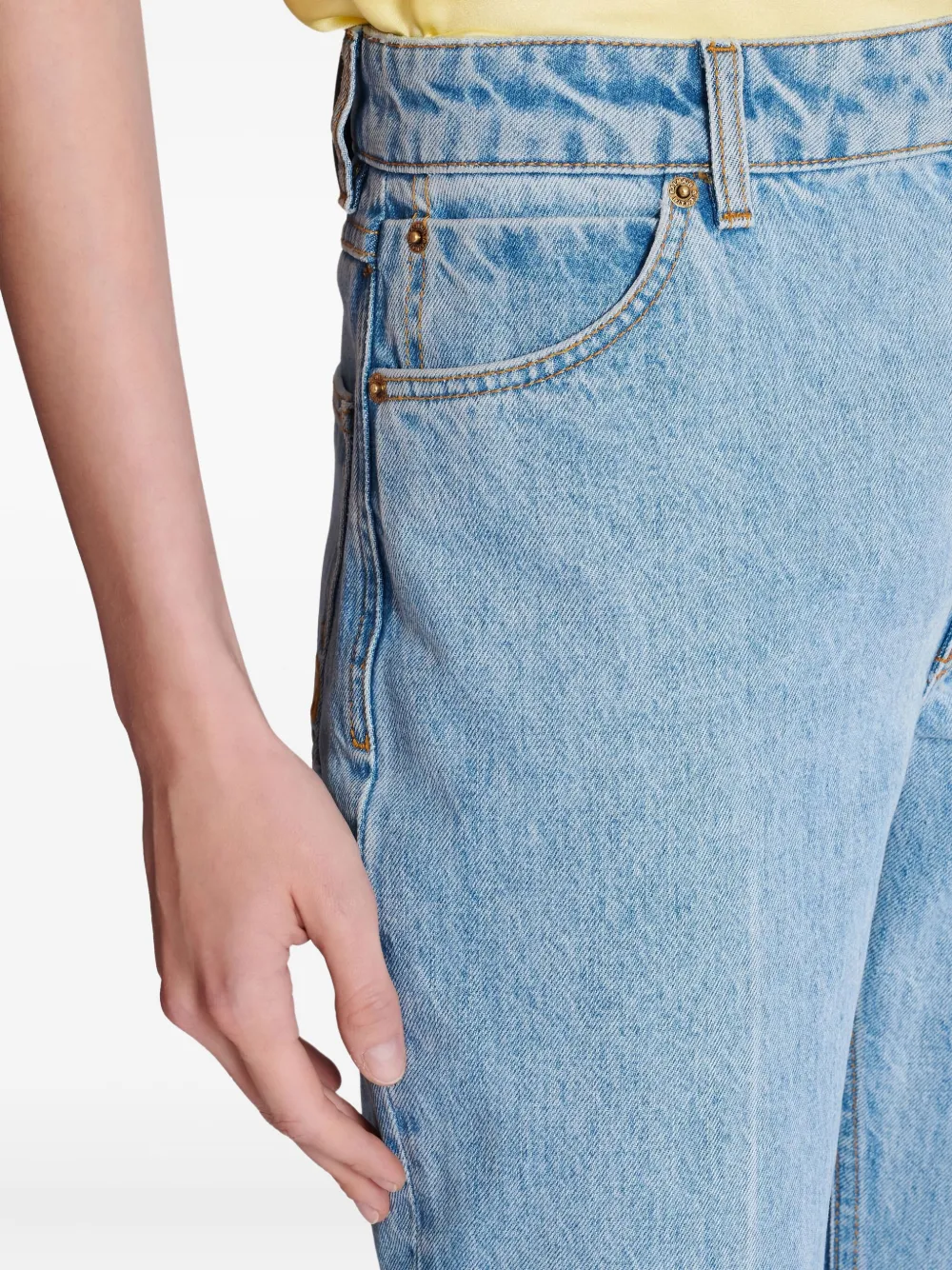 Balmain High-waist jeans Blauw