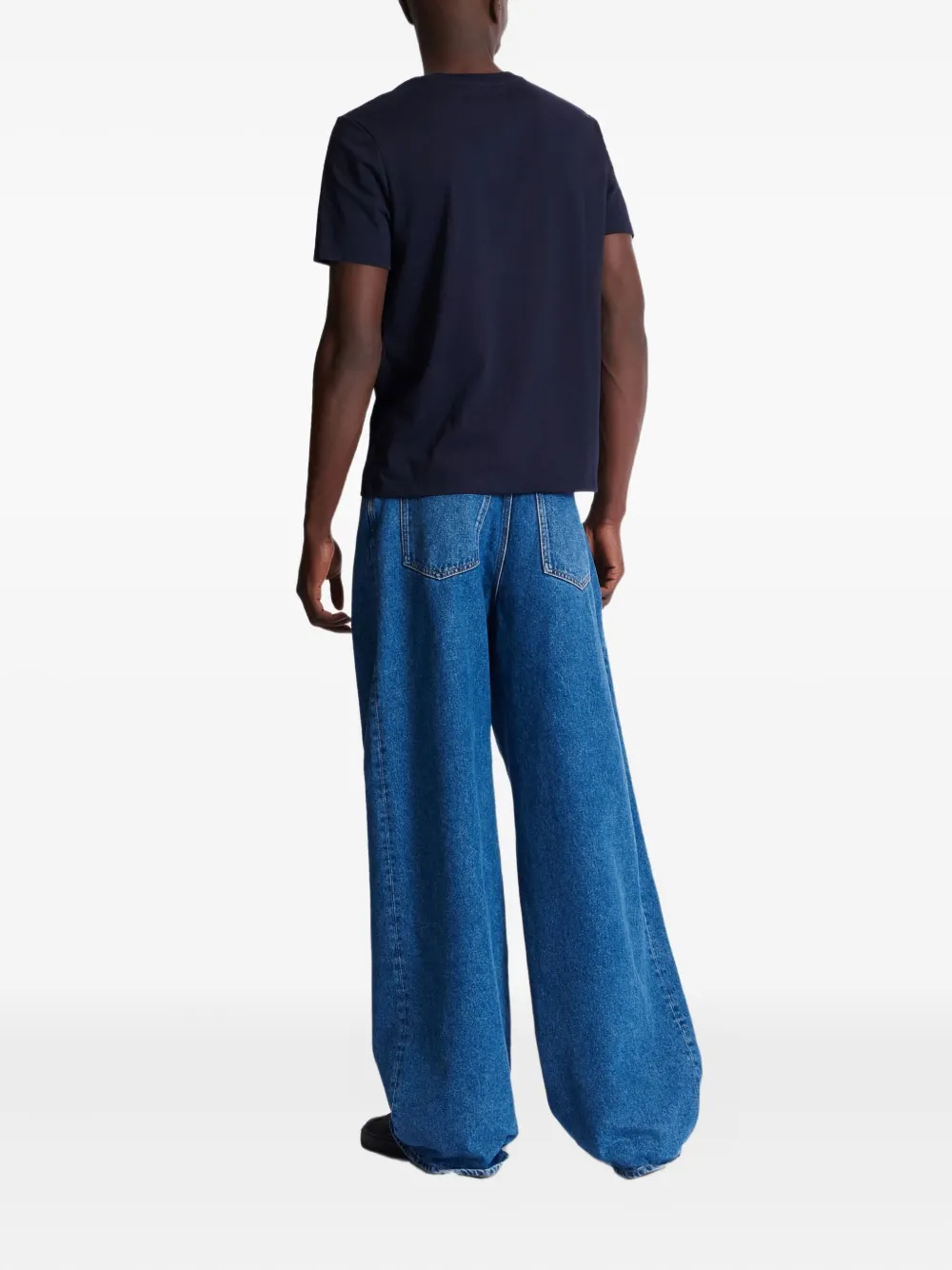 Balmain T-shirt met logoprint Blauw