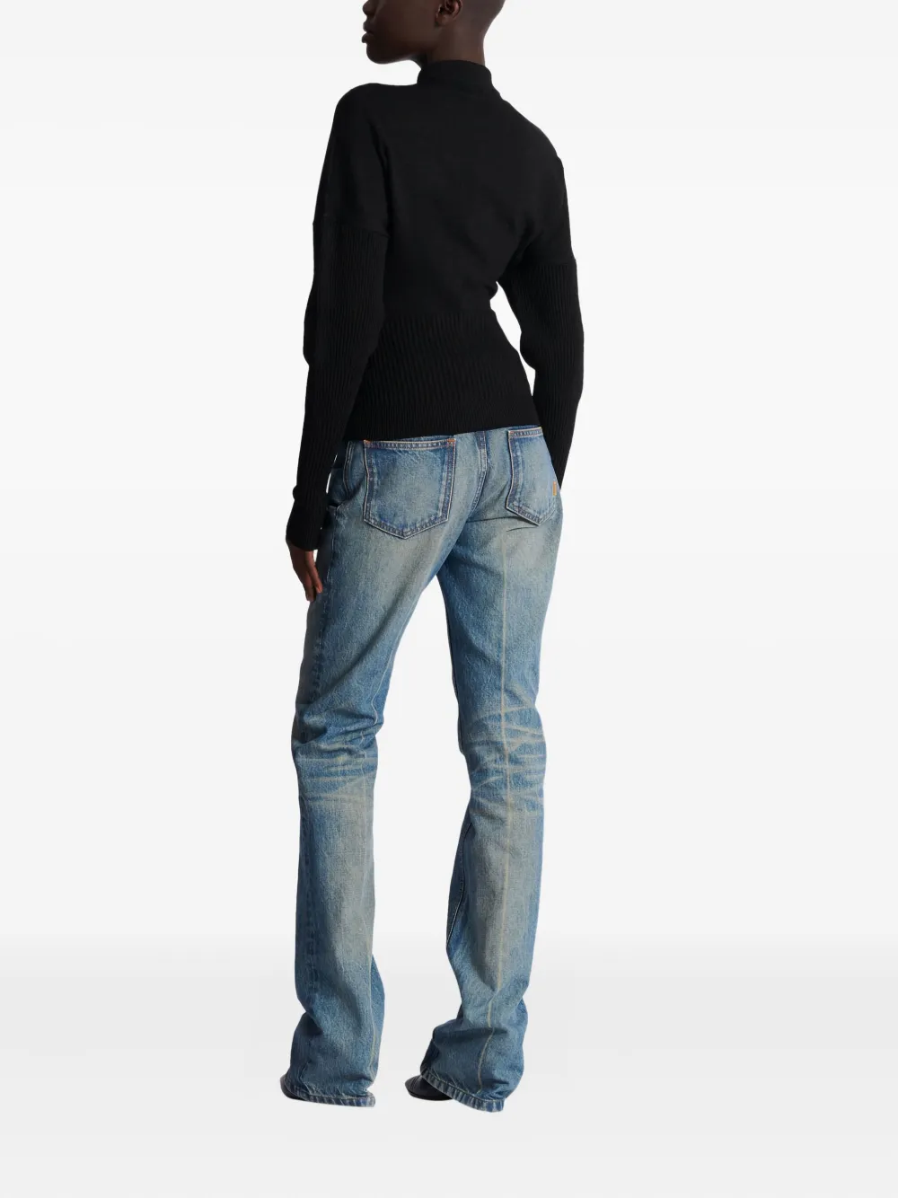 Balmain Gebreid vest Zwart