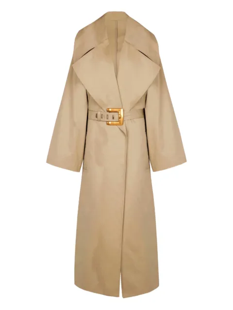 Balmain belted  trench coat