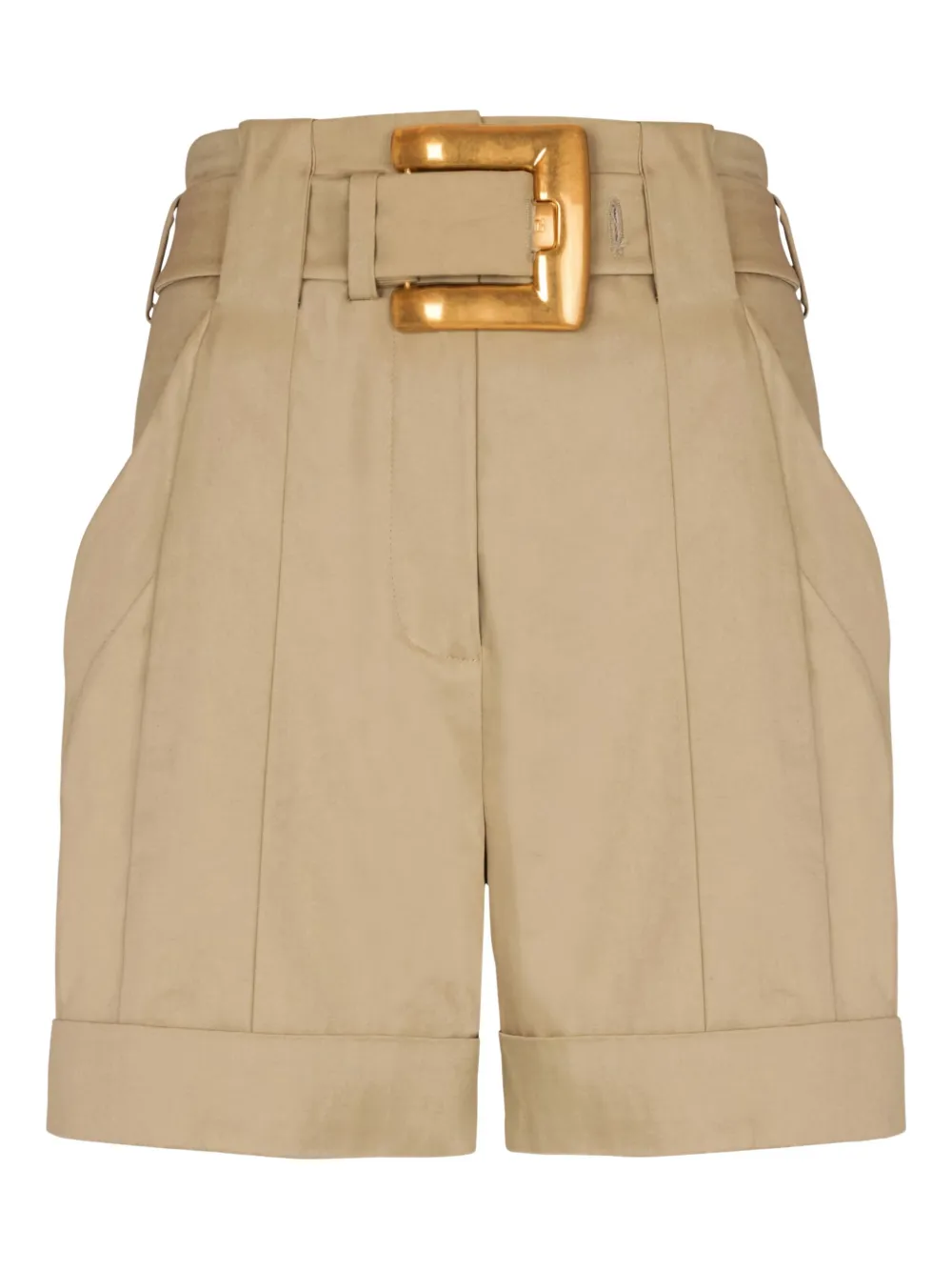 Balmain Shorts con cintura - Toni neutri