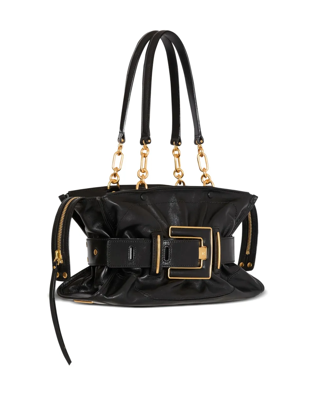 Balmain Anthem Schultertasche - Schwarz