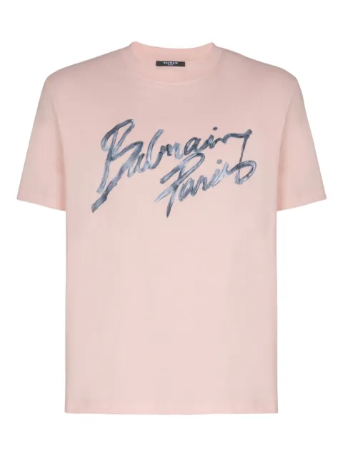 Balmain printed cotton T-shirt