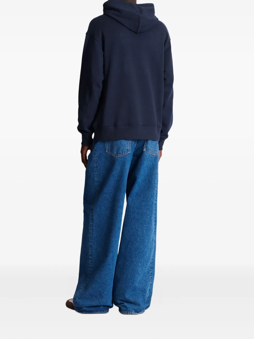 Balmain Hoodie met print Blauw