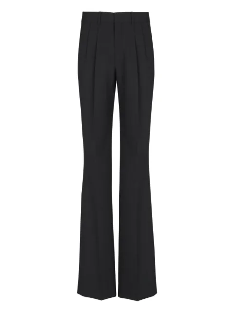 Balmain flared-Leg wool trousers