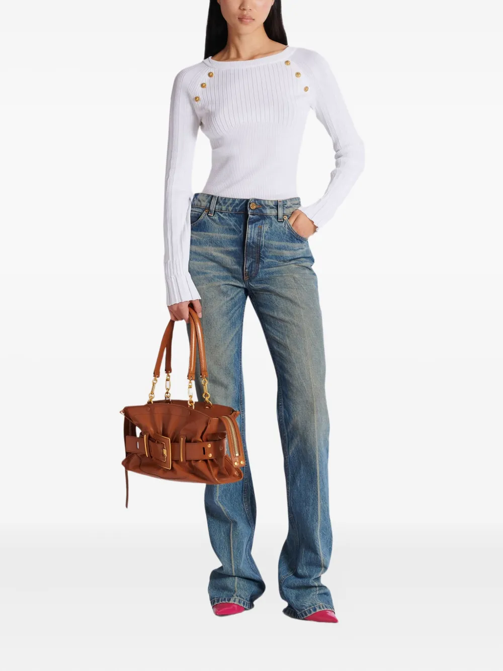 Balmain Flared jeans - Blauw