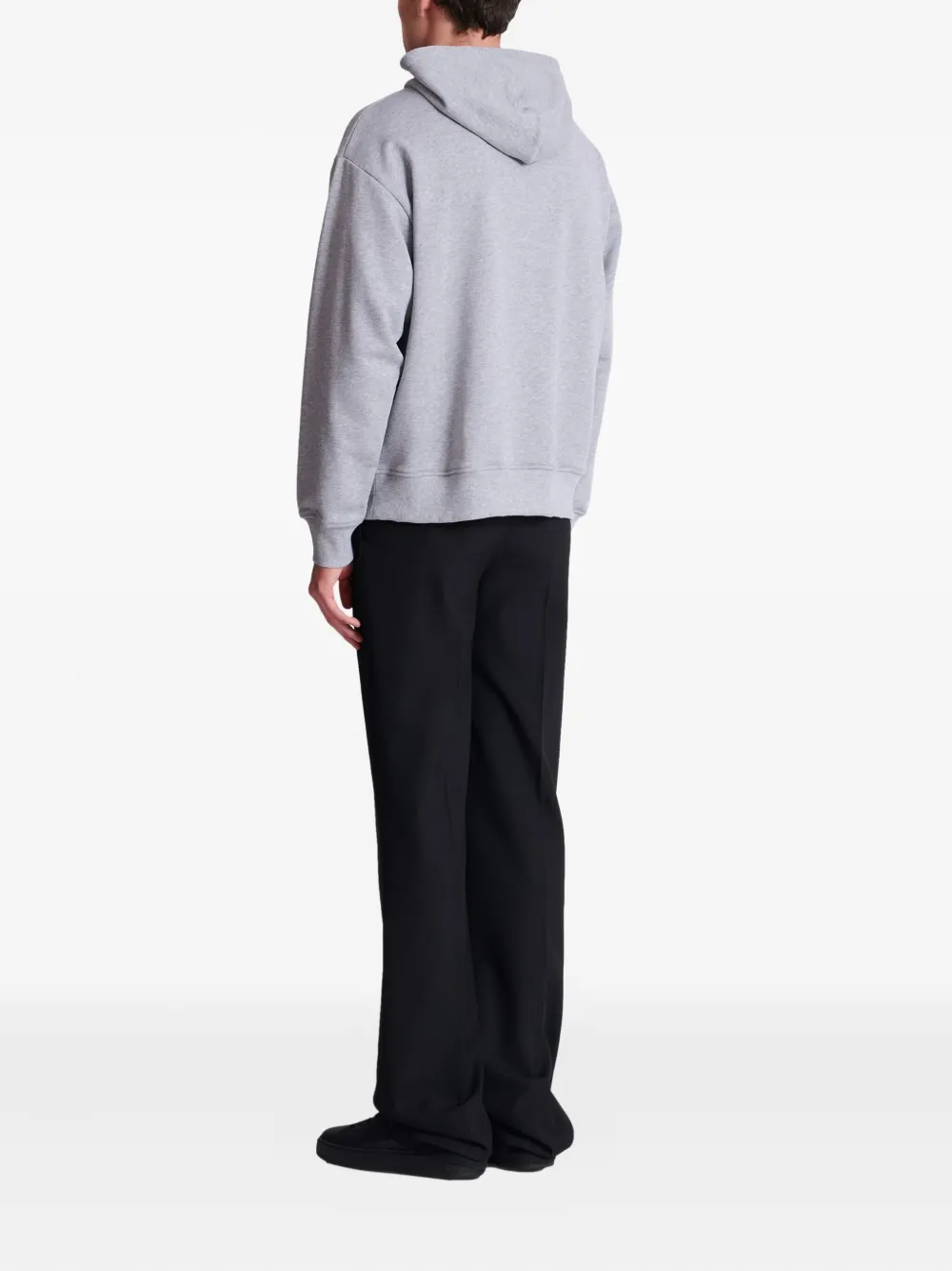 Balmain Hoodie met print Grijs