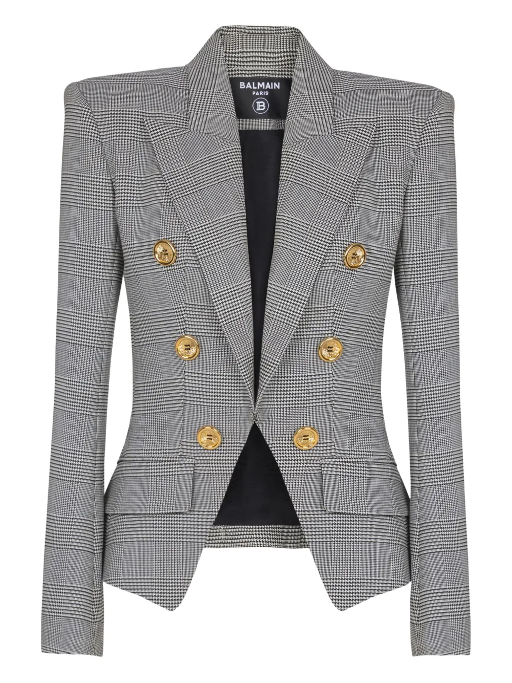Balmain Blazer in pied-de-poule - Grigio