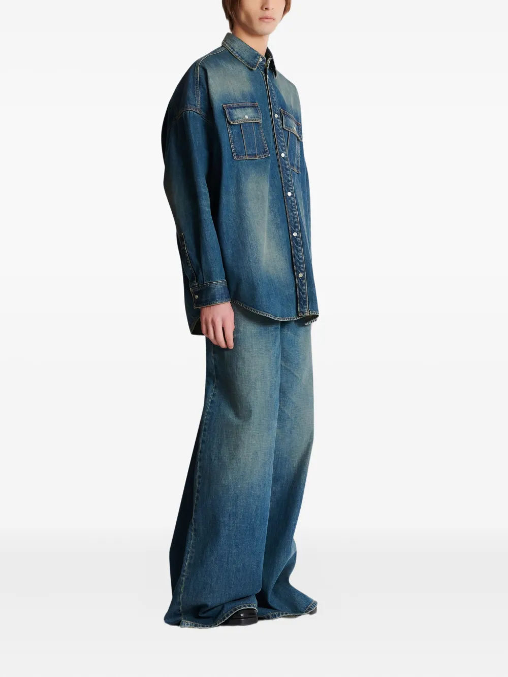 Balmain camisa con bolsillos y solapa | Image 2