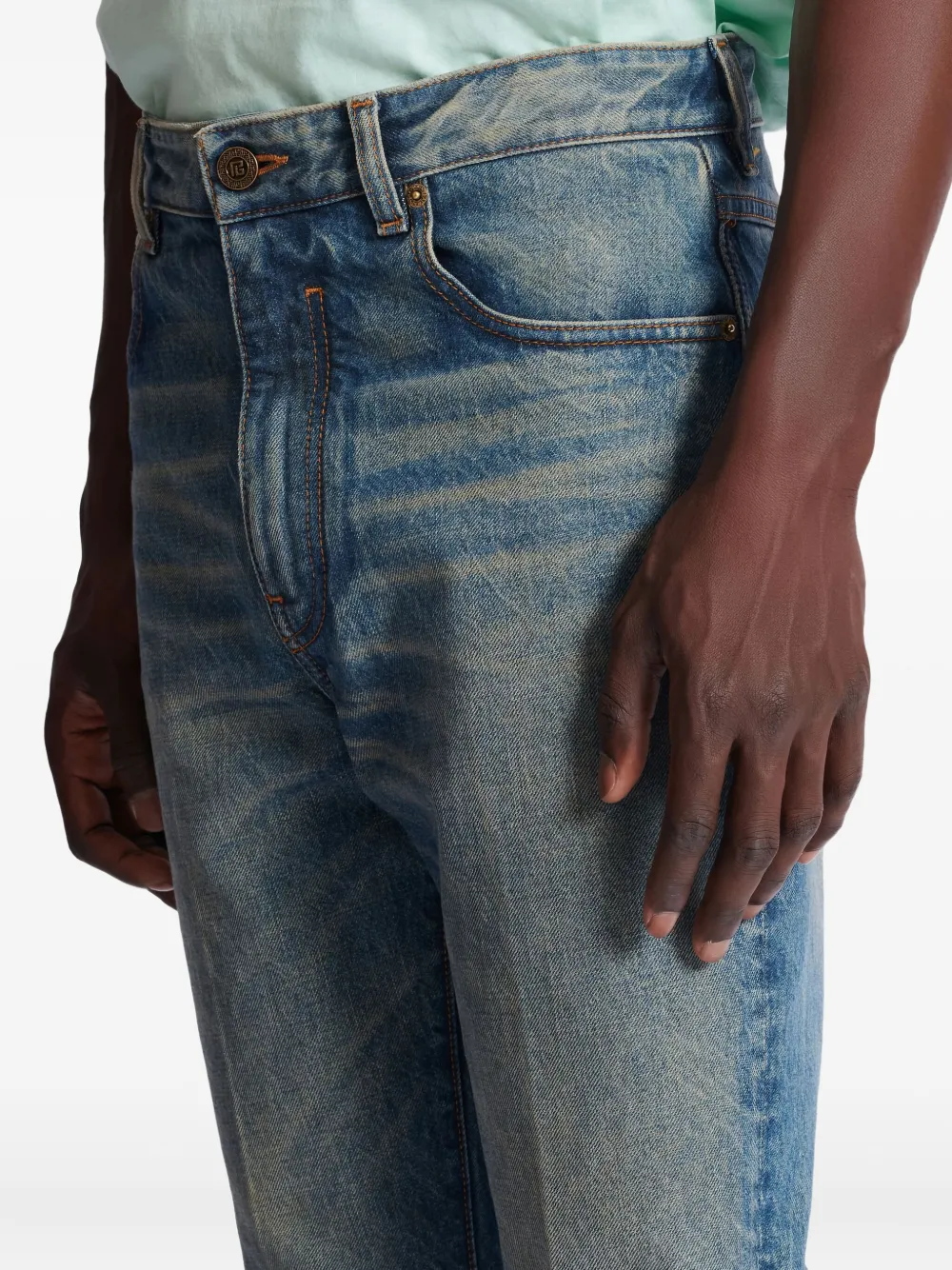 Balmain Straight jeans Blauw