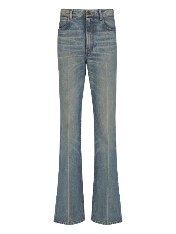 Balmain ストレートジーンズ | ブルー | FARFETCH JP
