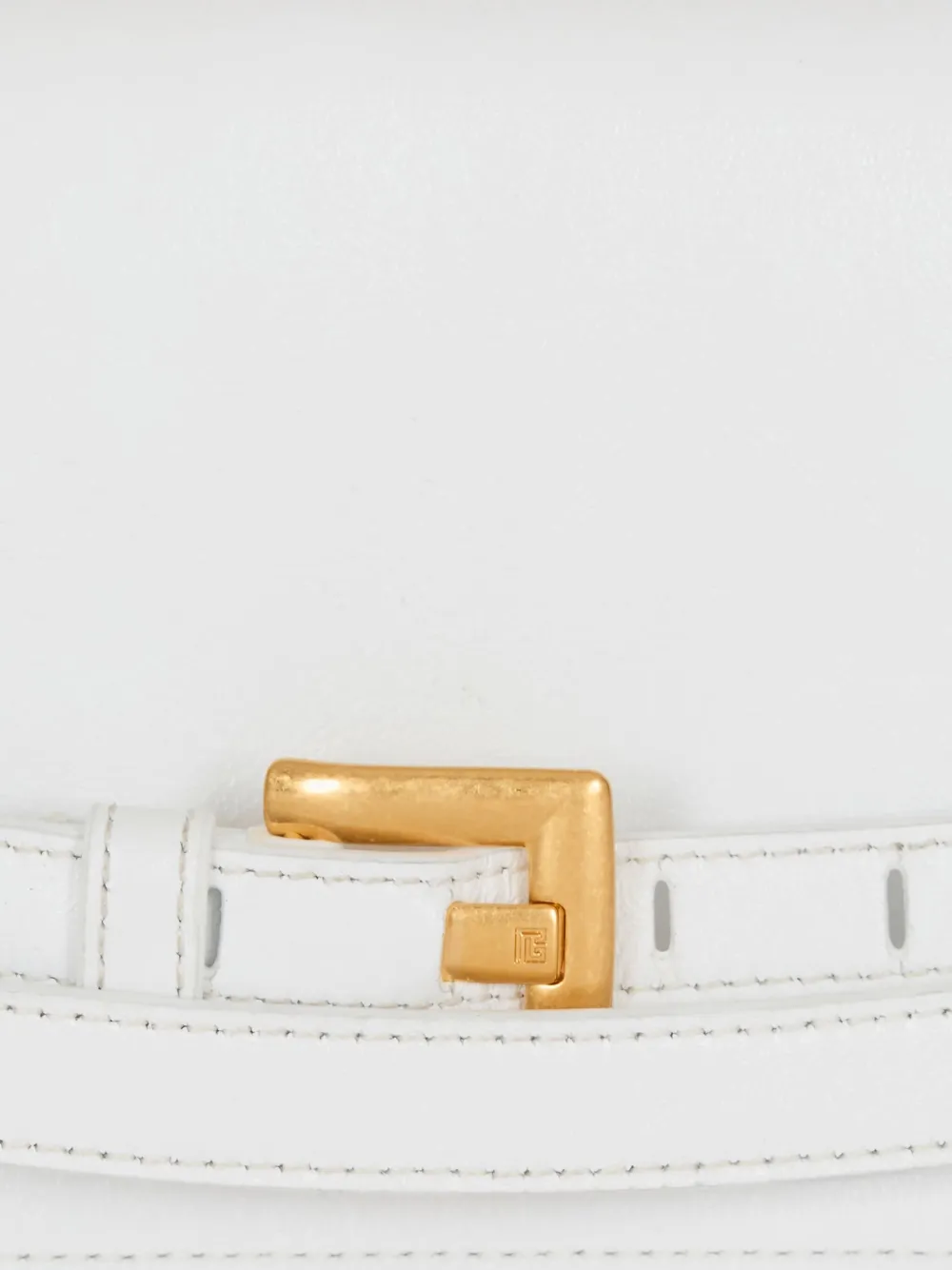 Balmain Clutch met riemdetail Wit