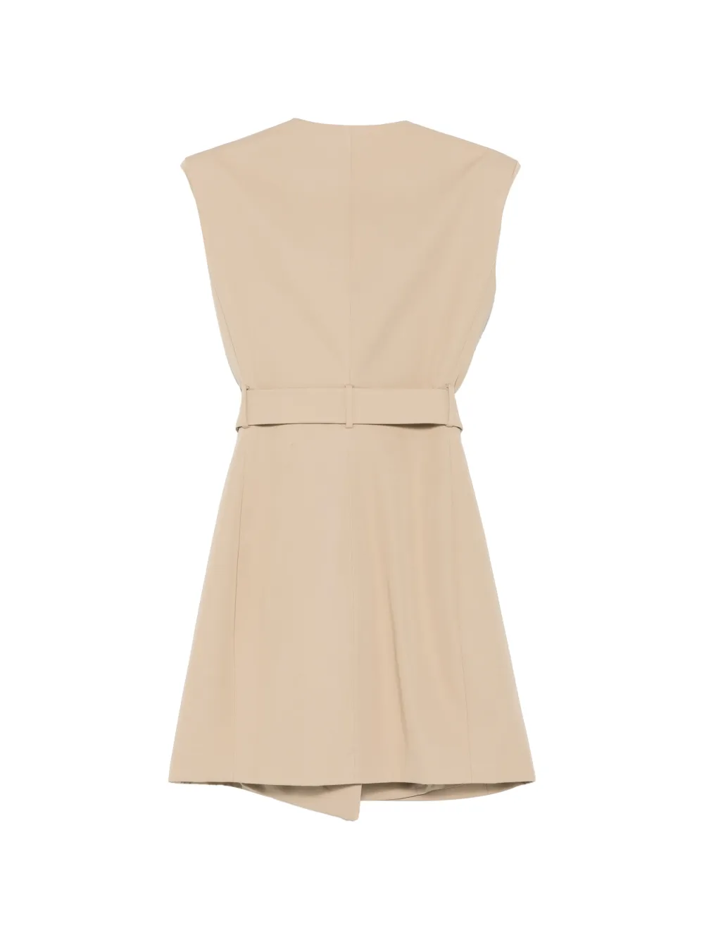 Balmain Mini blazerjurk met ceintuur Beige