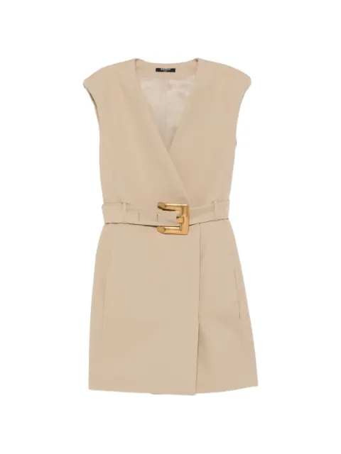 Balmain belted mini dress