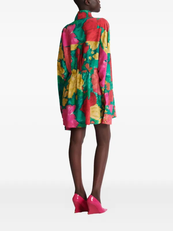 homemade green goddess dressing with avocado Marcia Jersey Shirt Dress-Hunter Green, Heart Link main image 1