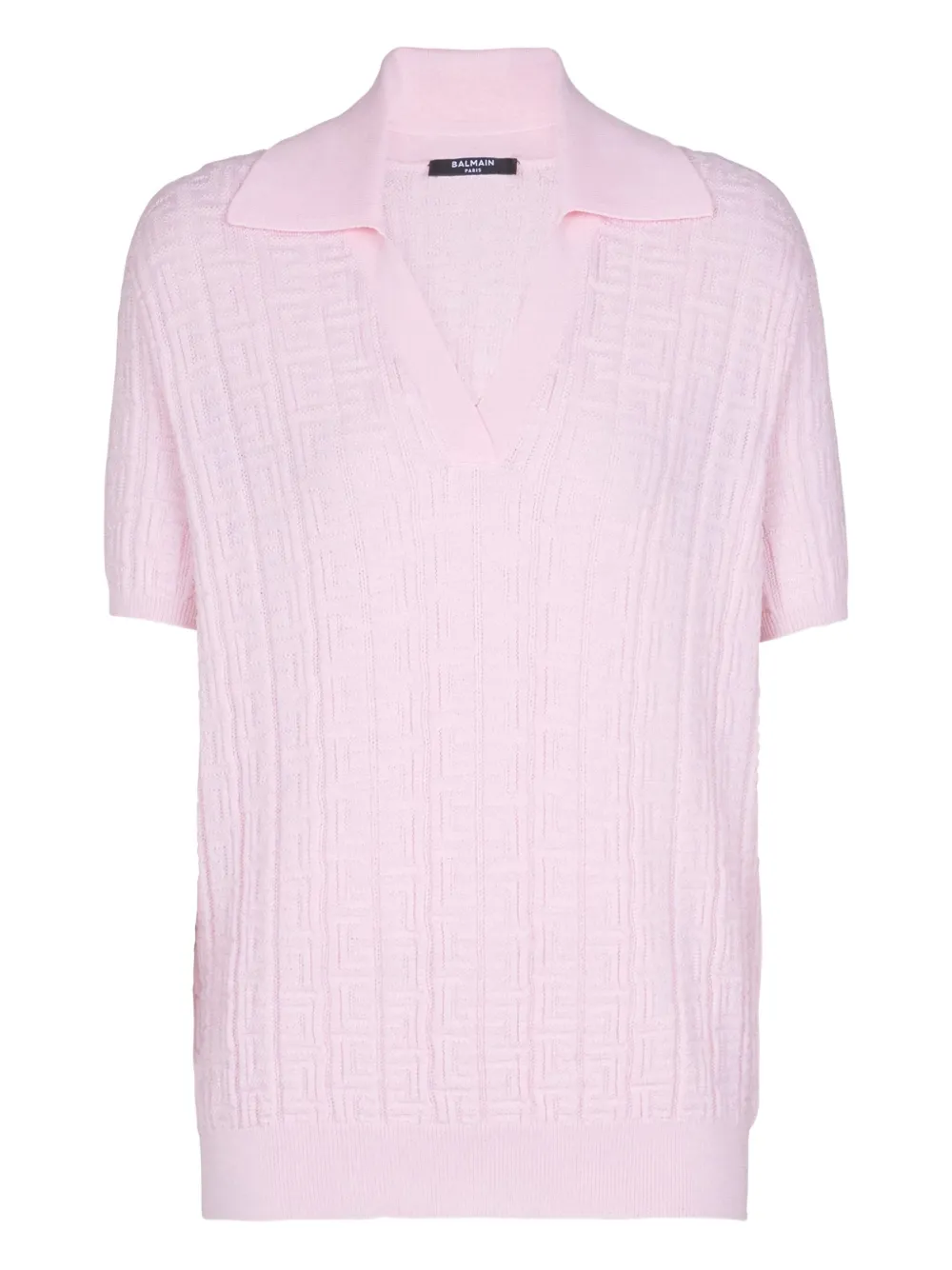 Balmain Top con monogramma - Rosa