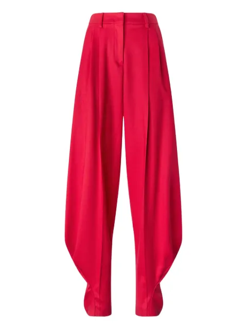 Genny pantalones con tiro alto y tobillos fruncidos