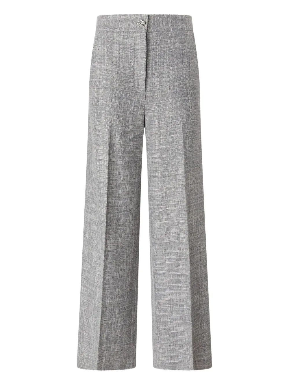 Genny flannel tailored trousers | Grey | Image 1