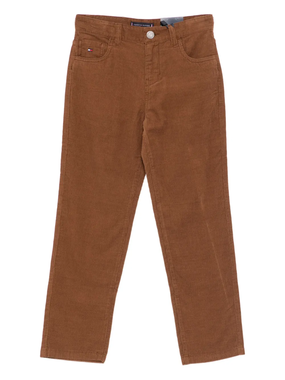 Tommy Hilfiger Junior Corduroy Trousers In Brown