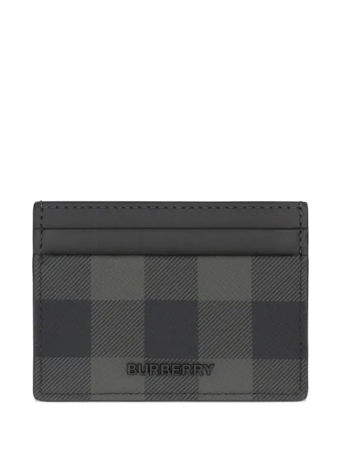 Burberry check card holder