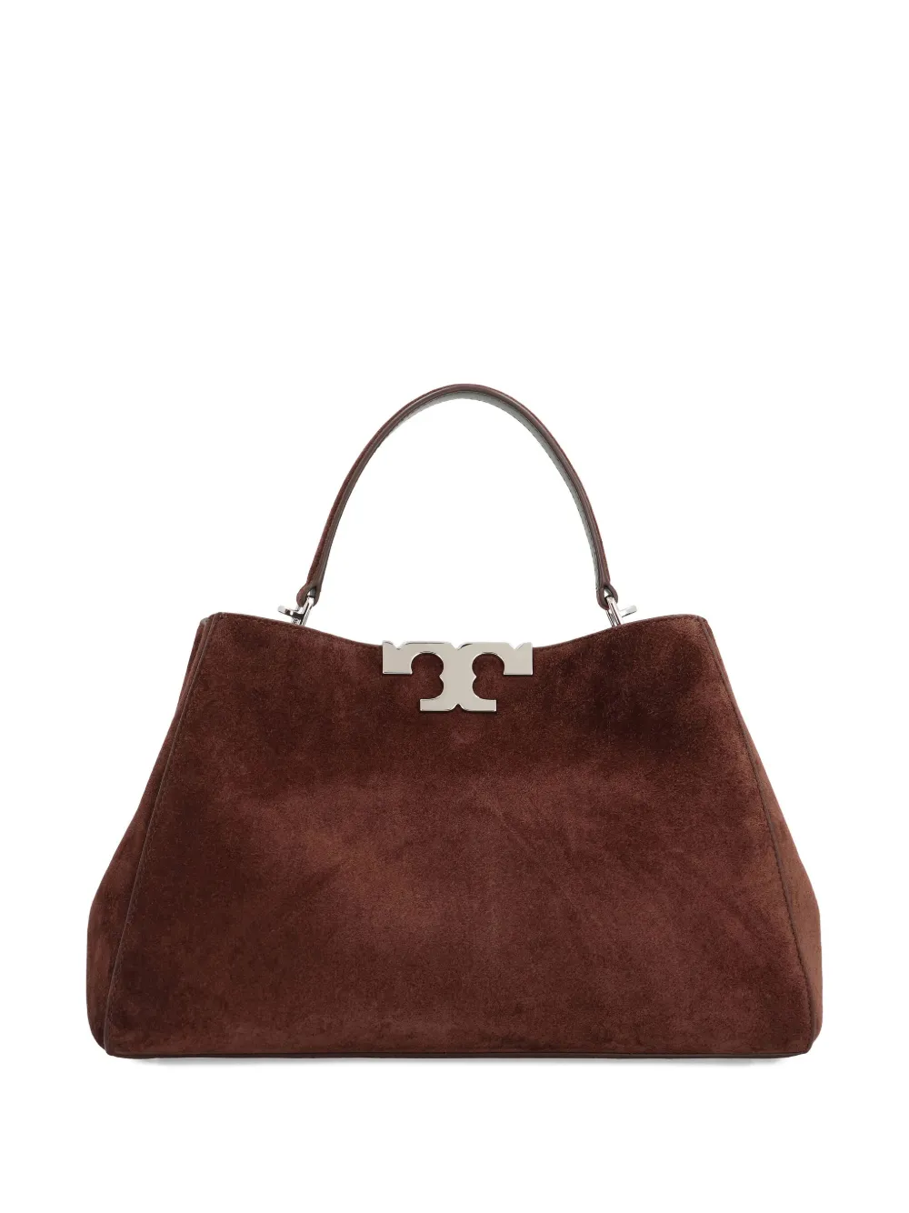 Tory Burch medium Eleonora logo-detail suede tote bag - Bruin