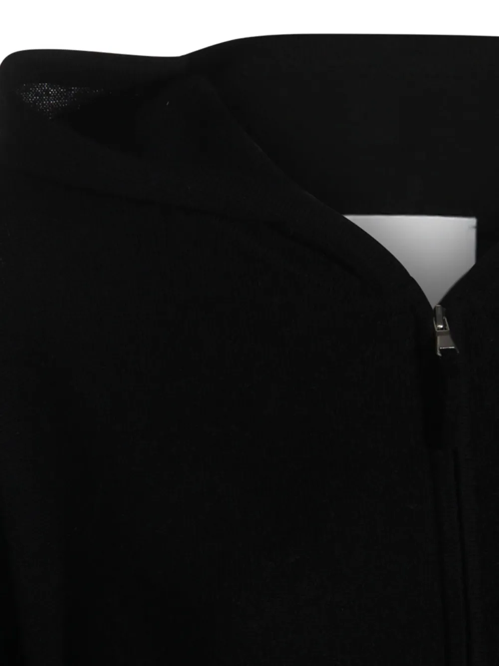 Allude Hoodie met rits Zwart