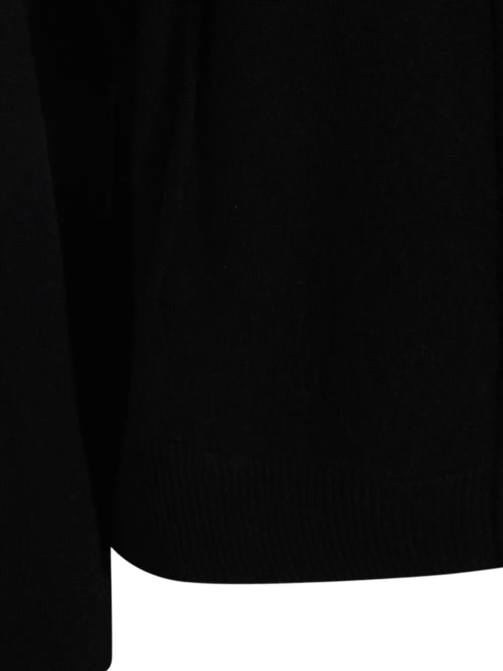 Allude Hoodie met rits Zwart