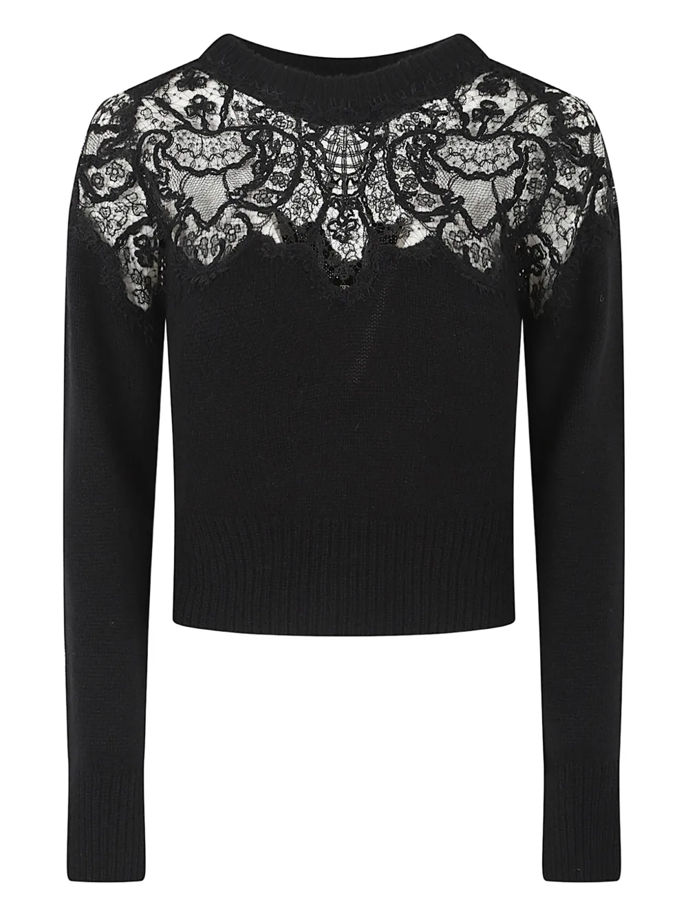 Ermanno Scervino Kaschmirpullover mit Spitze | Pullover | Image 2
