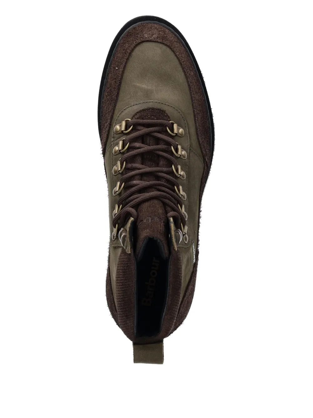 Barbour 30 mm veterlaarzen met vlakken Groen