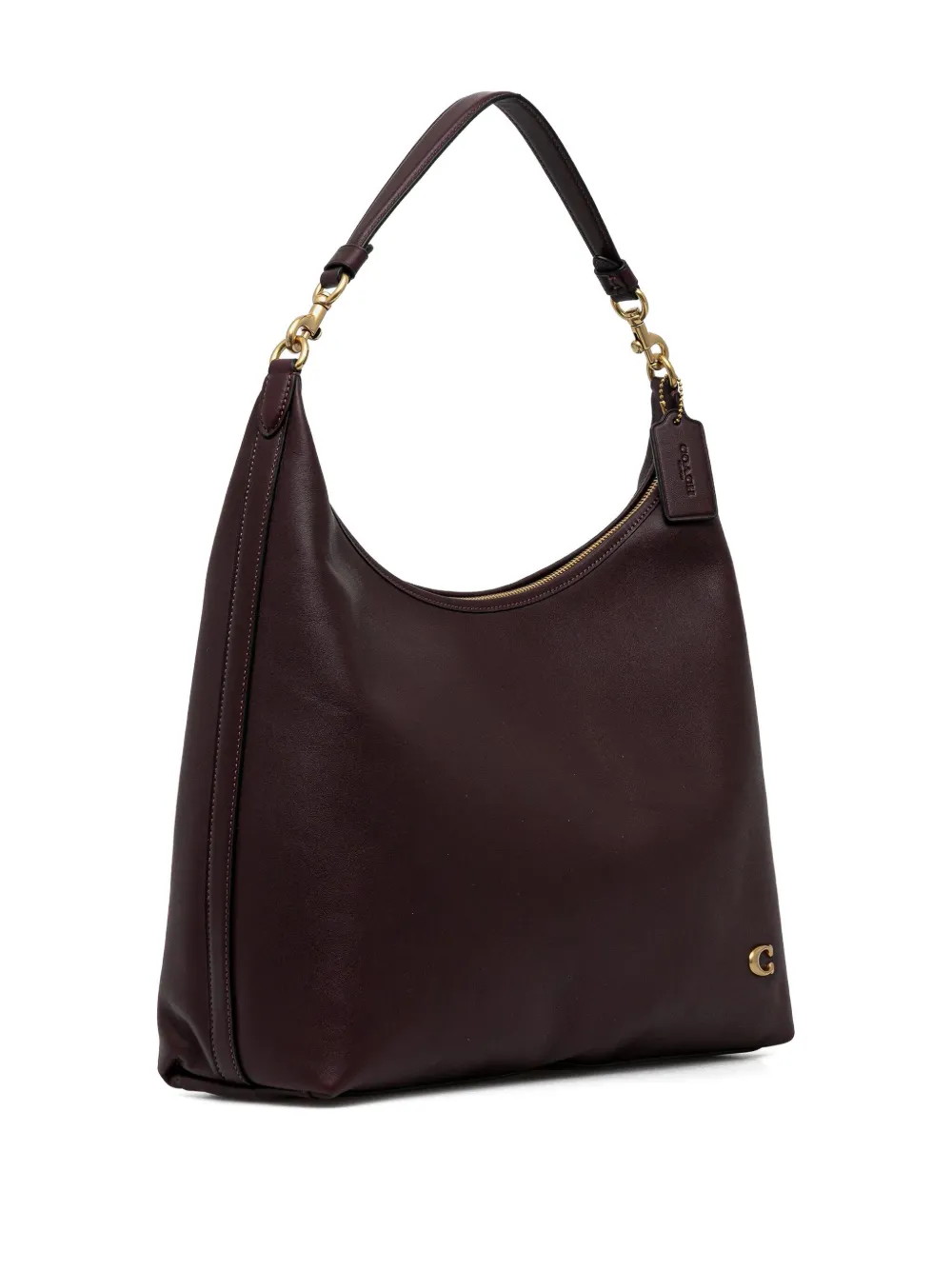 Coach Juliet 38 leren schoudertas - Bruin