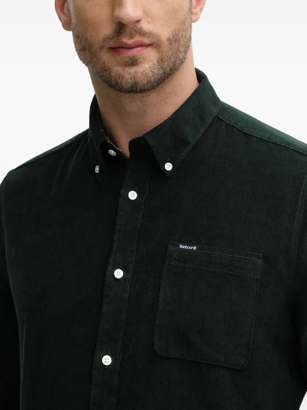 Barbour Ramsey overhemd met zak Groen