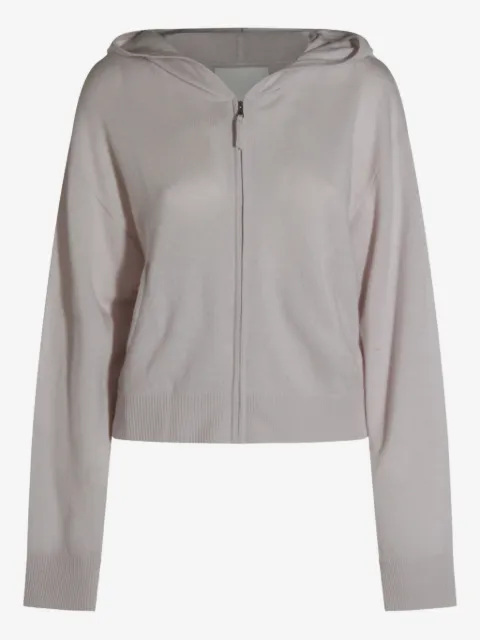 Allude zip-up hoodie