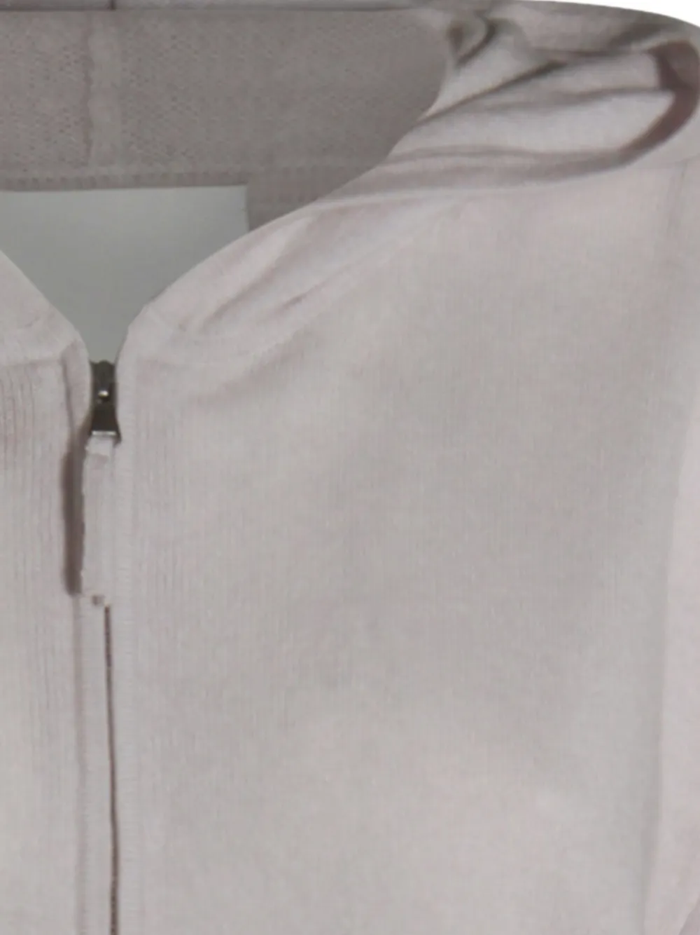 Allude Hoodie met rits Grijs