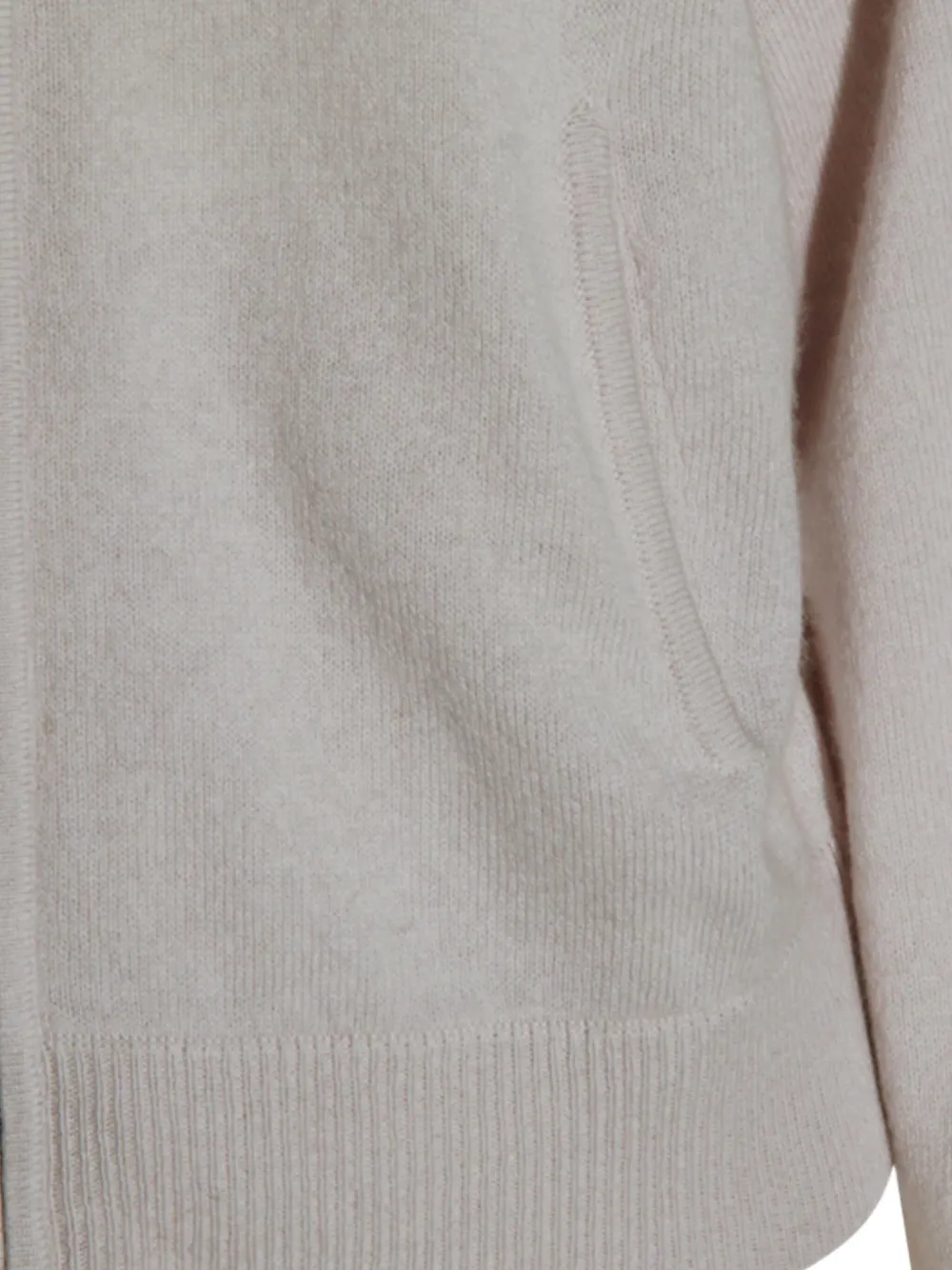 Allude Hoodie met rits Grijs