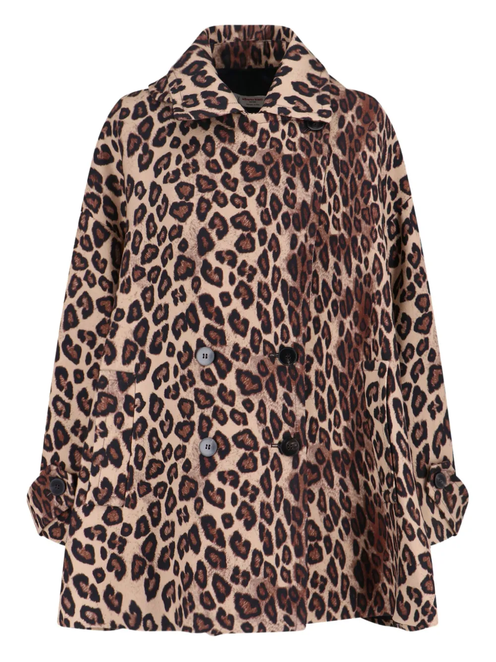 Alberto Biani button-up leopard-print coat | Neutrals | Image 1