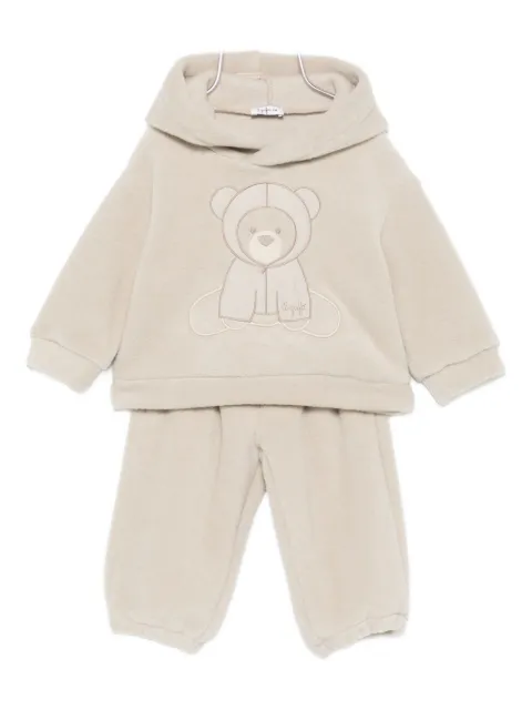 Il Gufo embroidered hooded tracksuit