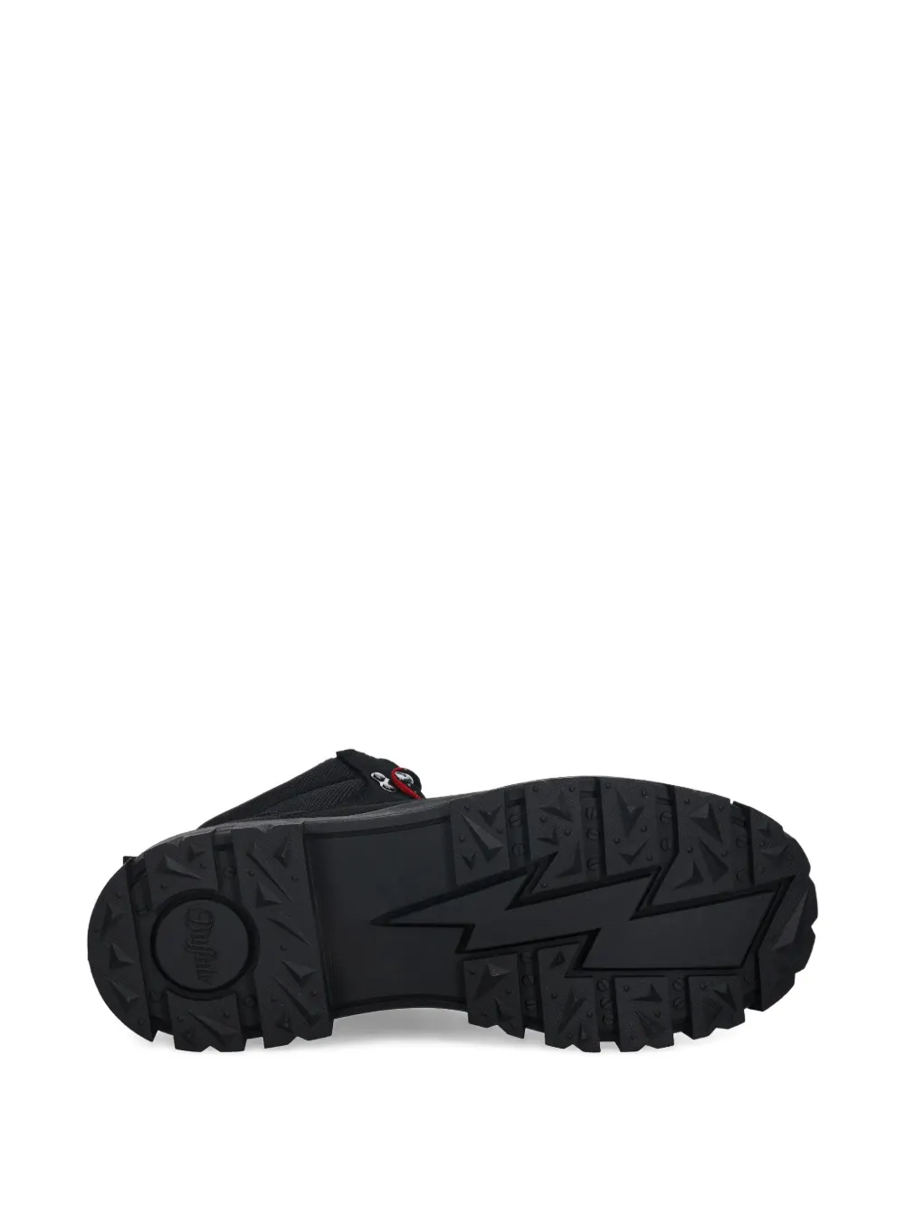 Buffalo Aspha gewatteerde laarzen met chunky zool Zwart