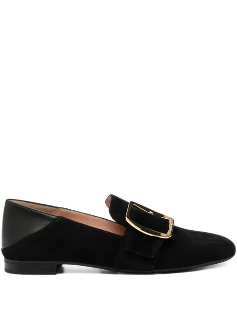 Bally buckle strap loafers
