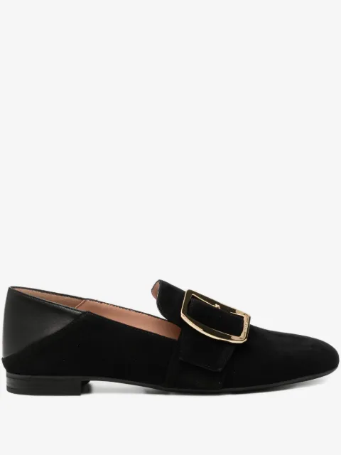 Bally buckle strap loafers