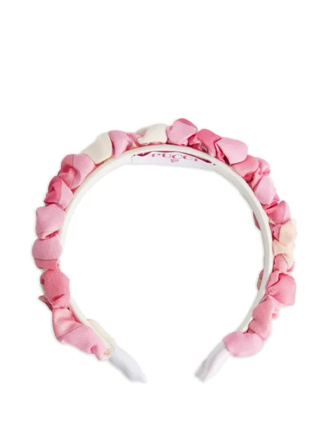PUCCI Junior Mormo-print ruffled headband