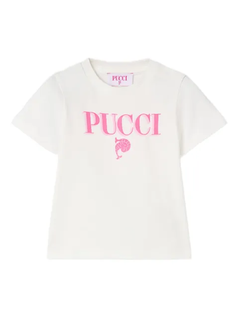 PUCCI Junior ロゴ Tシャツ