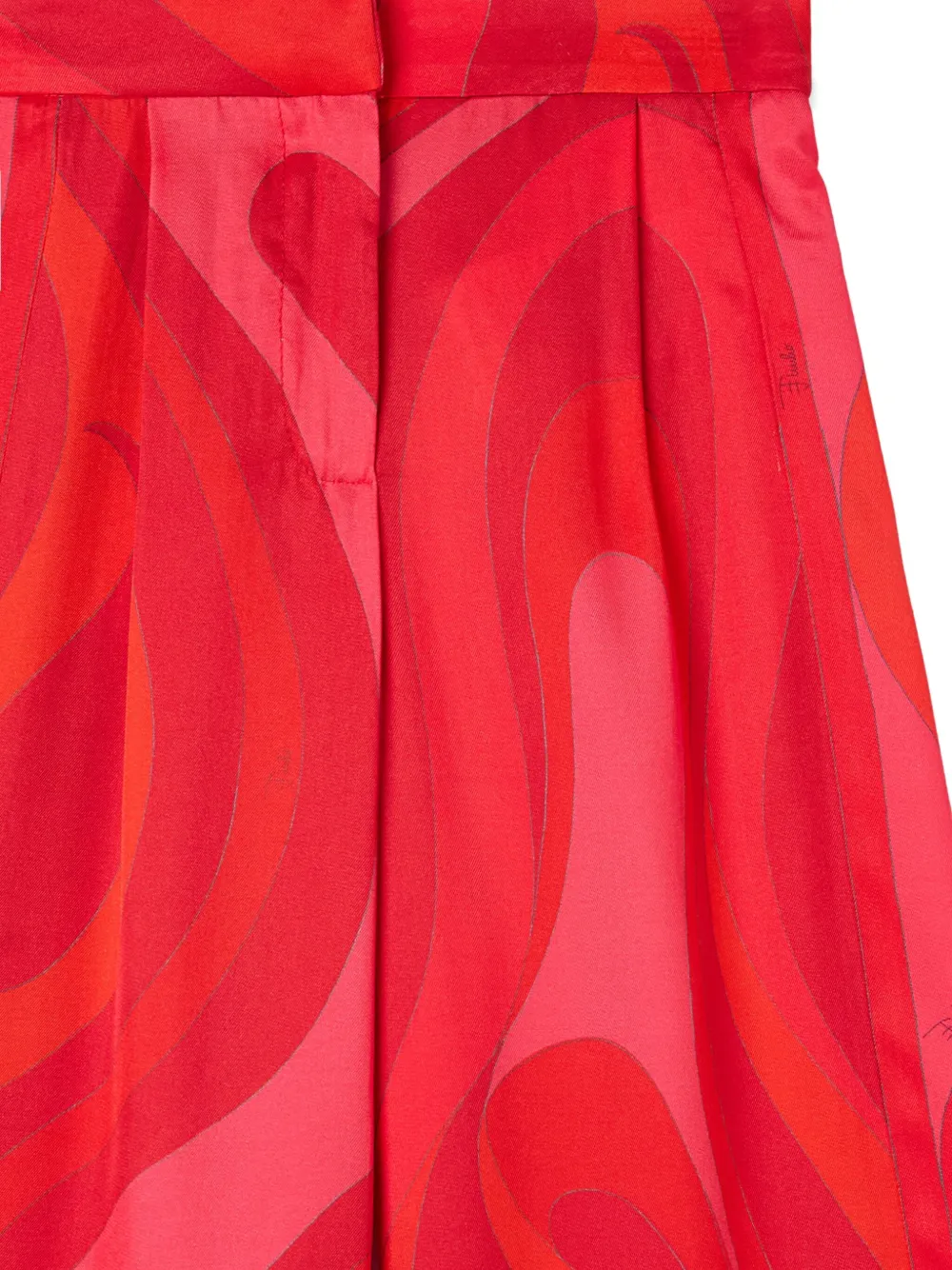 PUCCI Junior Broek met Marmo-print Rood