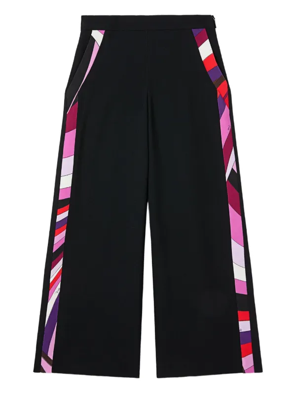 プッチページです♥️ PUCCI Junior ストライプ パンツ | ブラック | FARFETCH JP