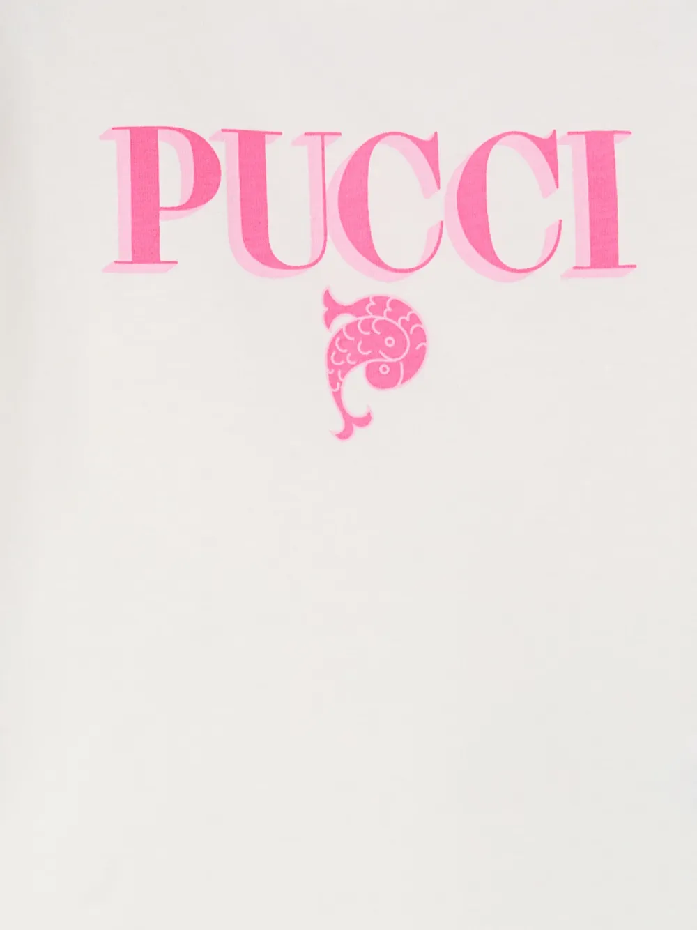 PUCCI Junior T-shirt met logoprint Wit