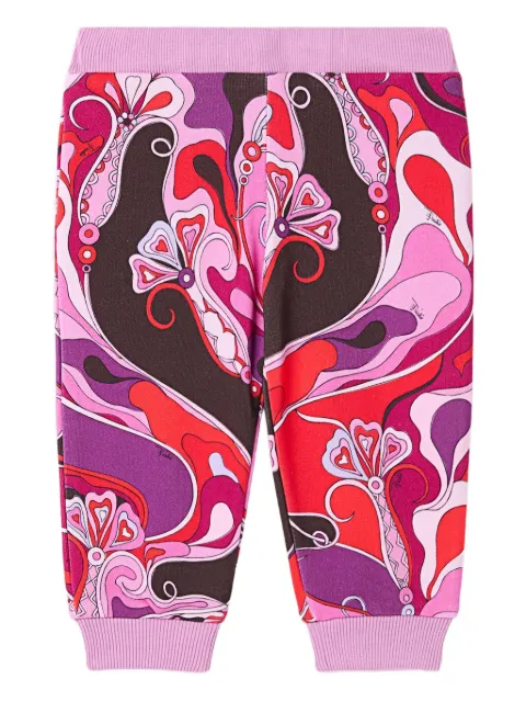 PUCCI Junior orchidée-print joggers