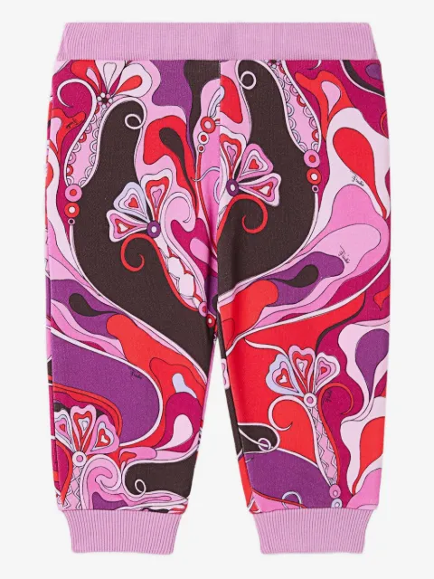 PUCCI Junior joggers con estampado Orchidée
